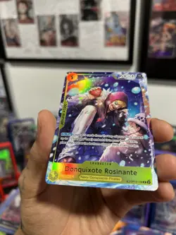 One Piece Donquixote Rosinante OP12-108 TR Treasure The Azure Sea's Alt Art NM - Image 2
