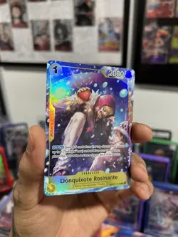 One Piece Donquixote Rosinante OP12-108 TR Treasure The Azure Sea's Alt Art NM - Image 3