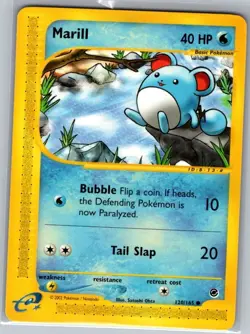 Marill 120/165 Non Holo Expedition - Pokemon Card - NM - Image 1