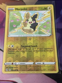 Morpeko 109/264 Reverse Holo Fusion Strike Pokemon Card NM - Image 1