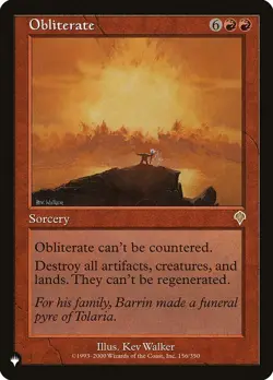 Obliterate The List - Near Mint - Image 1