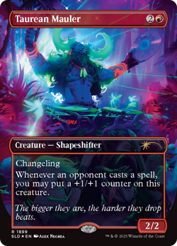 Taurean Mauler (Double Rainbow Foil) Secret Lair Drop Series - Near Mint Foil - Image 1