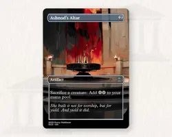 Ashnod's Altar | Handmade Borderless Designed Art Card - Image 2
