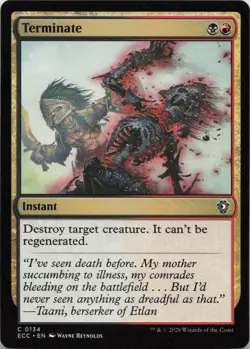 Terminate C Commander: Lorwyn Eclipsed 134 NM MTG - Image 1