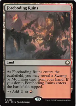 Foreboding Ruins R Commander: The Lost Caverns of Ixalan 330 NM MTG - Image 1