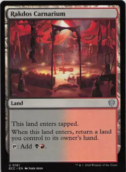 Rakdos Carnarium U Commander: Lorwyn Eclipsed 161 NM MTG - Image 1