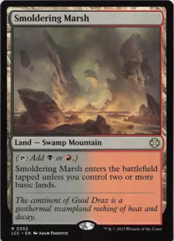 Smoldering Marsh R Commander: The Lost Caverns of Ixalan 353 NM MTG - Image 1