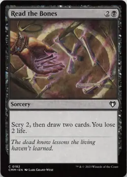 Read the Bones C Commander Masters 182 NM MTG - Image 1