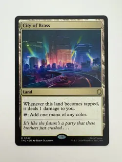 City of Brass MTG Magic the Gathering Card NM Near Mint TMC - Image 1