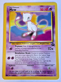 Pokemon Mew #8 Black Star Promo - Image 1