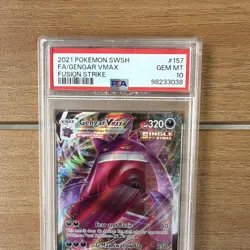 The Pokemon Company Gengar VMAX 157/264 Fusion Strike Holo PSA 10 ENG - Image 2