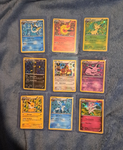 Pokemon Full Eeveelution Set Black & White Promo BW87 - BW94 Holo +XY Sylveon - Image 1