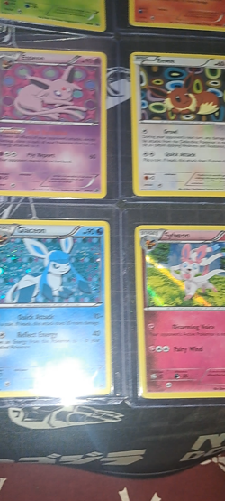 Pokemon Full Eeveelution Set Black & White Promo BW87 - BW94 Holo +XY Sylveon - Image 2