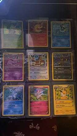 Pokemon Full Eeveelution Set Black & White Promo BW87 - BW94 Holo +XY Sylveon - Image 3