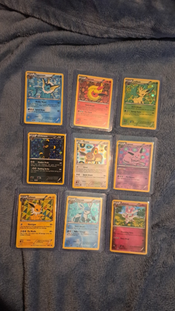 Pokemon Full Eeveelution Set Black & White Promo BW87 - BW94 Holo +XY Sylveon - Image 5
