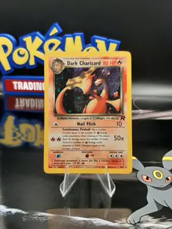 Dark Charizard - 4/82 - Pokemon Team Rocket Unlimited Holo - MP - Image 1