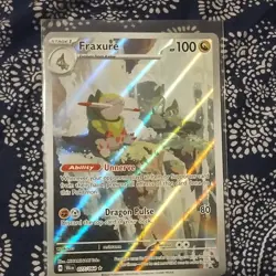 The Pokemon Company Fraxure SV: Shrouded Fable 077/064 Illustration Rare Holo EN - Image 1