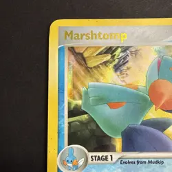 Pokemon TCG Card - Marshtomp Crystal Guardians 24/100 Reverse Holo Stamped MP/HP - Image 2