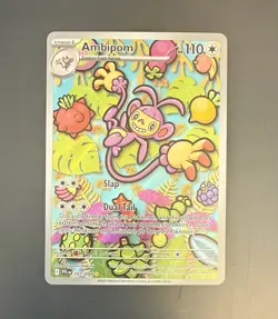 Pokemon Card Ambipom 107/094 - Illustration Rare Full Art - Phantasmal Flames - Image 1