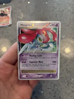 2008 Pokemon Diamond & Pearl Legends Awakened Mesprit LV.X Holo #143/146 - Image 3