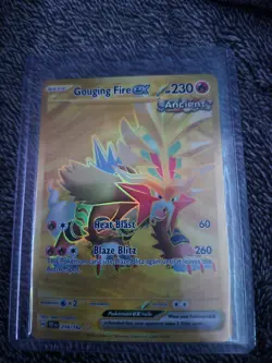 Temporal Forces Gouging Fire ex 214/162 Hyper Rare Full Art Holo - Image 1