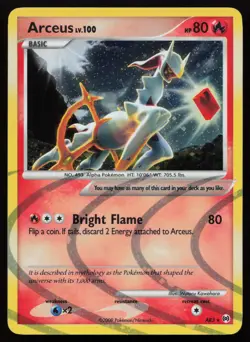 Arceus (AR3) Holo Rare Arceus Pokemon English NM - Image 1