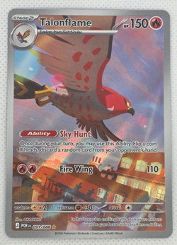 Talonflame 091/088 Illustration Rare Pokemon Perfect Order ME03 - NM - Image 1