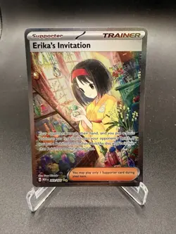 Erika's Invitation 203/165 Special Illustration Rare 151 Pokemon English NM - Image 1