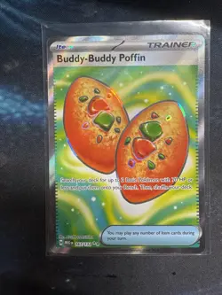 Pokemon Holofoil - Buddy-Buddy Poffin - 167/132 / NM / English - Image 1