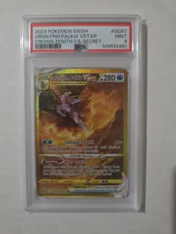 2023 Pokemon SWSH Orgn.Frm.Palkia VStar Crown Zenith FA Secret #GG67 PSA 9 - Image 1