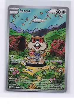 Patrat 152/086 Illustration Rare White Flare Pokemon Near Mint - Image 1