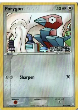 Pokemon TCG Porygon EX Delta Species 80/113 NM Reverse Holo - Image 1