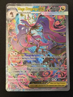 Mega Dragalge ex 118/086 Special Illustration Rare Chaos Rising Pokemon Card NM - Image 1