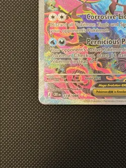 Mega Dragalge ex 118/086 Special Illustration Rare Chaos Rising Pokemon Card NM - Image 2