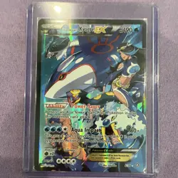 Team Aqua's Kyogre EX 6/34 Double Crisis Ultra Rare Holo 2015 EN HP190 - Image 1