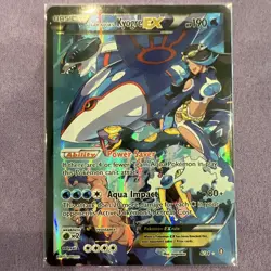 Team Aqua's Kyogre EX 6/34 Double Crisis Ultra Rare Holo 2015 EN HP190 - Image 3