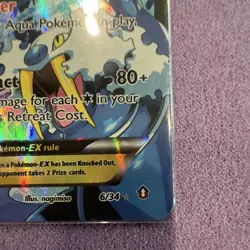 Team Aqua's Kyogre EX 6/34 Double Crisis Ultra Rare Holo 2015 EN HP190 - Image 5