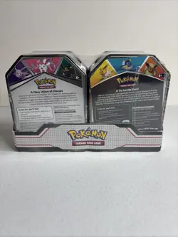 Pokemon TCG V Heroes Bundle Tins: 2-Pack of Jolteon & Espeon NEW/SEALED 820650855658 - Image 2