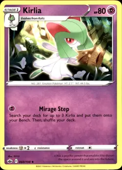 Kirlia 060/198 Uncommon - Pokemon SWSH06: Chilling Reign NM - Image 1