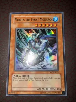 Yu-Gi-Oh! Mobius The Frost Monarch -SOD-EN022- Super Rare - Unlimited LP! - Image 1