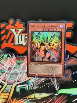 Yu-Gi-Oh! Imsety, Glory of Horus RA05-EN027 Ultra Rare 1st Ed NM - Image 1