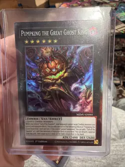 Pumpking the Great Ghost King 1st Edition Collector's Rare MZMU-EN005 Yu-Gi-Oh! - Image 1