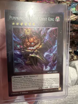 Pumpking the Great Ghost King 1st Edition Collector's Rare MZMU-EN005 Yu-Gi-Oh! - Image 2