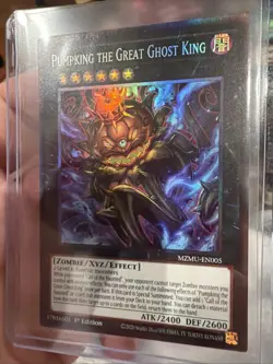 Pumpking the Great Ghost King 1st Edition Collector's Rare MZMU-EN005 Yu-Gi-Oh! - Image 3