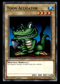 Toon Alligator LDS1-EN052 Legendary Duelists: Season 1 Yu-Gi-Oh NM - Image 1
