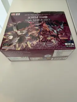 One Piece OP-11 A Fist of Divine Speed Booster Box English Sealed - Corner dent - Image 1