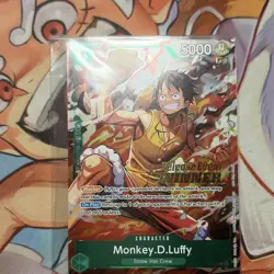 Bandai One Piece Card Game Monkey D. Luffy P-013 Winner Promo Foil 5000 - Image 3