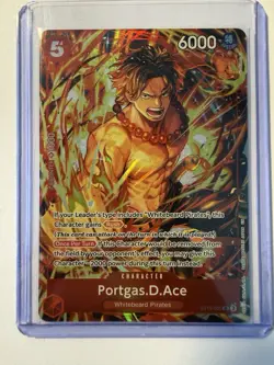 One Piece Illustration Box Vol. 5 Promo Portgas D. Ace ST15-005 SR English - Image 1