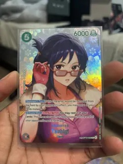 Bandai One Piece Card Game Tashigi SP Alt Art Foil OP14-029 6000 Power - Image 1