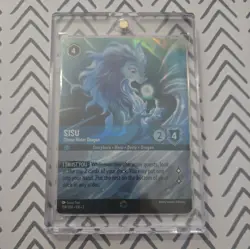 Sisu - Divine Water Dragon Alternate Art Enchanted 214/204 Lorcana Card - NM - Image 1